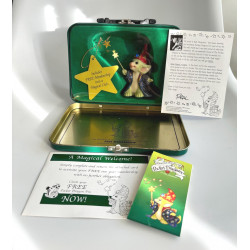 Real Magic - Pocket Dragon with metal case -  Exclusive Collectors Joining Figurine 2003/2004