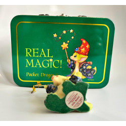 Real Magic - Pocket Dragon with metal case -  Exclusive Collectors Joining Figurine 2003/2004