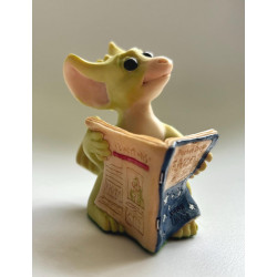 Good News Pocket Dragon  Whimsical World Of Pocket Dragons by Real Musgrave Hand Made - Exclusive Collectorâ€™s Joining - 1996