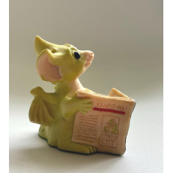 Good News Pocket Dragon  Whimsical World Of Pocket Dragons by Real Musgrave Hand Made - Exclusive Collectorâ€™s Joining - 1996