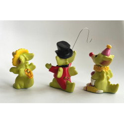 Circus Set Pocket Dragon - Roaring Dandy Lion, You Little Clown & The Ringmaster - All Boxed with certificates - Ltd Ed Series