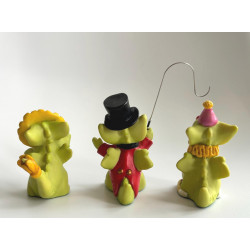 Circus Set Pocket Dragon - Roaring Dandy Lion, You Little Clown & The Ringmaster - All Boxed with certificates - Ltd Ed Series