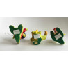 Circus Set Pocket Dragon - Roaring Dandy Lion, You Little Clown & The Ringmaster - All Boxed with certificates - Ltd Ed Series