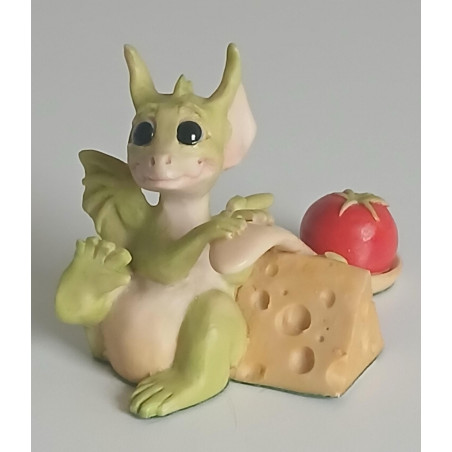 Attack Pocket Dragon- Whimsical World Of Pocket Dragons Hand Made- 1989 - One of the Original 27