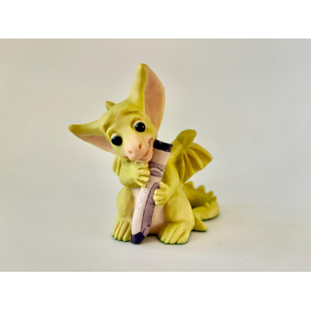 Purple Pocket Dragon - Whimsical World Of Pocket Dragons Hand Made- 1995