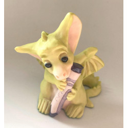 Purple Pocket Dragon - Whimsical World Of Pocket Dragons Hand Made- 1995