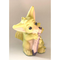 Purple Pocket Dragon - Whimsical World Of Pocket Dragons Hand Made- 1995