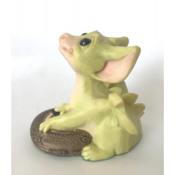 Making Time For You Pocket Dragon - Whimsical World Of Pocket Dragons Hand Made- 1995/1996 Exclusive Collector's Piece