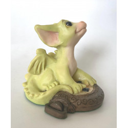 Making Time For You Pocket Dragon - Whimsical World Of Pocket Dragons Hand Made- 1995/1996 Exclusive Collector's Piece