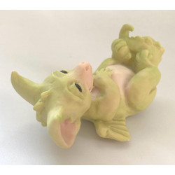 Tickle Pocket Dragon - Boxed - Whimsical World Of Pocket Dragons Hand Made- 1992