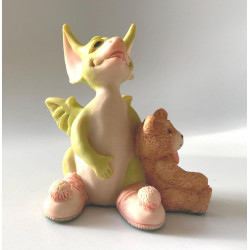 Drowsy Dragon Pocket Dragon - Boxed - Whimsical World Of Pocket Dragons Hand Made- 1989 - One of Original 27