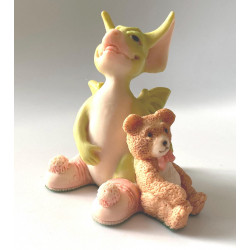 Drowsy Dragon Pocket Dragon - Boxed - Whimsical World Of Pocket Dragons Hand Made- 1989 - One of Original 27