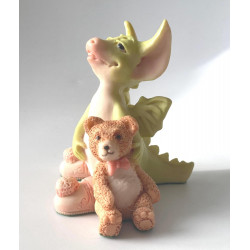 Drowsy Dragon Pocket Dragon - Boxed - Whimsical World Of Pocket Dragons Hand Made- 1989 - One of Original 27