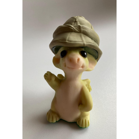Brave Explorer Pocket Dragon - Boxed - Whimsical World Of Pocket Dragons by Real Musgrave Hand Made in 1998