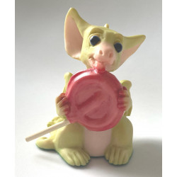 Lollipop Pocket Dragon with Tin - Boxed - Whimsical World Of Pocket Dragons Hand Made - Exclusive Joining Figure -1997/98