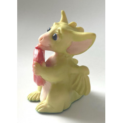 Lollipop Pocket Dragon with Tin - Boxed - Whimsical World Of Pocket Dragons Hand Made - Exclusive Joining Figure -1997/98