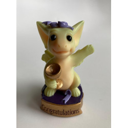 Congratulations Pocket Dragon Messages - Whimsical World Of Pocket Dragons by Real Musgrave Hand Made in 2000