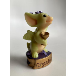 Congratulations Pocket Dragon Messages - Whimsical World Of Pocket Dragons by Real Musgrave Hand Made in 2000