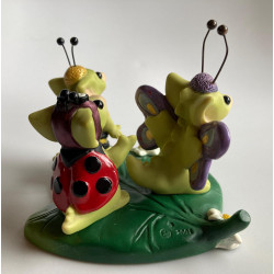 Garden Critters Pocket Dragon - Whimsical World Of Pocket Dragons by Real Musgrave Hand Made in 2001