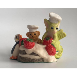 Chocolate Raspberry Avalanche Surprise Pocket Dragon - Whimsical World  - Collector's Special Edition 1999/2000