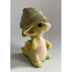 Brave Explorer Pocket Dragon - Boxed - Whimsical World Of Pocket Dragons by Real Musgrave Hand Made in 1998