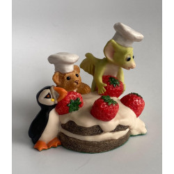 Chocolate Raspberry Avalanche Surprise Pocket Dragon - Whimsical World  - Collector's Special Edition 1999/2000