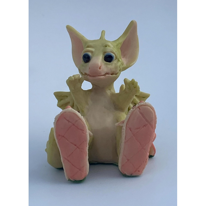New Bunny Shoes Pocket Dragon - 1 Of The Original 27 - Hand Made in 1989 by Real Musgrave