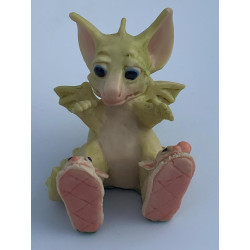 New Bunny Shoes Pocket Dragon - 1 Of The Original 27 - Hand Made in 1989 by Real Musgrave