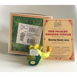 Roaring Dandy Lion Pocket Dragon - Boxed - Hand Made - Real Musgrave - Whimsical World Circus Set - Limited Edition Series - 2004