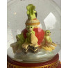 Cookie Jar Pocket Dragon Wind Up Musical glitter Globe - Fully Working - Hand Made - 1999