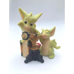 Stars Pocket Dragon - Boxed - Whimsical World Of Pocket Dragons by Real Musgrave - Hand Made in 1997