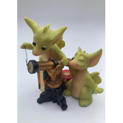 Stars Pocket Dragon - Boxed - Whimsical World Of Pocket Dragons by Real Musgrave - Hand Made in 1997