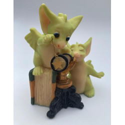 Stars Pocket Dragon - Boxed - Whimsical World Of Pocket Dragons by Real Musgrave - Hand Made in 1997