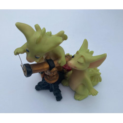 Stars Pocket Dragon - Boxed - Whimsical World Of Pocket Dragons by Real Musgrave - Hand Made in 1997
