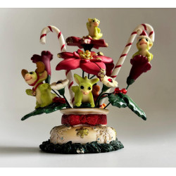 Dragons Yule Love Pocket Dragon - Boxed with certificate - Worldwide Limited Edition (3674) of 5000 - Whimsical World - Real Musgrave - 2004