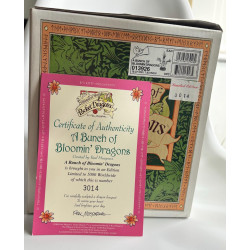A Bunch of Bloomin' Dragons Pocket Dragon - Boxed & certificate - 3014 of Worldwide Limited Edition of 5000  Whimsical World