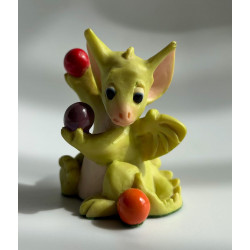 The Juggler Pocket Dragon - Boxed - Whimsical World Of Pocket Dragons by Real Musgrave Hand Made in 1992