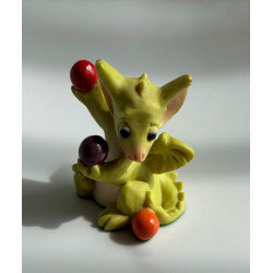 The Juggler Pocket Dragon - Boxed - Whimsical World Of Pocket Dragons by Real Musgrave Hand Made in 1992