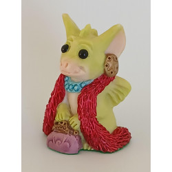 Playing Dress Up Pocket Dragon- Whimsical World Of Pocket Dragons Hand Made In 1994