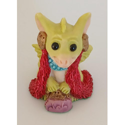 Playing Dress Up Pocket Dragon- Whimsical World Of Pocket Dragons Hand Made In 1994