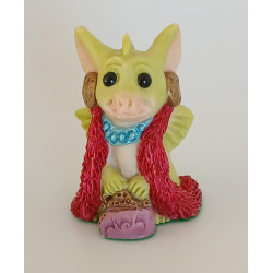 Playing Dress Up Pocket Dragon- Whimsical World Of Pocket Dragons Hand Made In 1994