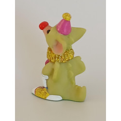 You Little Clown Minature Pocket Dragon- Whimsical World Of Pocket Dragons Hand Made - 1990â€™s - No Label
