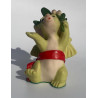 Under The Mistletoe Pocket Dragon - Whimsical World Of Pocket Dragons by Real Musgrave Hand Made in 1999