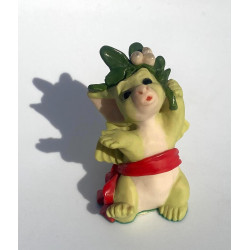 Under The Mistletoe Pocket Dragon Whimsical World Of Pocket Dragons by Real Musgrave Hand Made in 1999