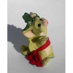 Under The Mistletoe Pocket Dragon Whimsical World Of Pocket Dragons by Real Musgrave Hand Made in 1999