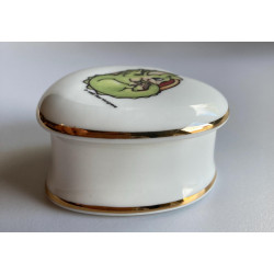 Playing Footsie Pocket Dragon Trinket Box- Whimsical World Of Pocket Dragons by Real Musgrave Hand Made in 1998
