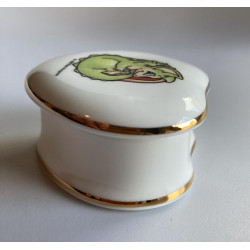 Playing Footsie Pocket Dragon Trinket Box- Whimsical World Of Pocket Dragons by Real Musgrave Hand Made in 1998