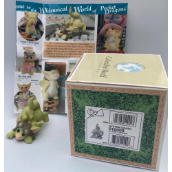 System Crash Pocket Dragon - Boxed - Whimsical World Of Pocket Dragons by Real Musgrave Hand Made in 2001