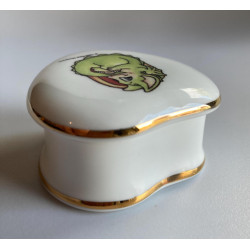 Playing Footsie Pocket Dragon Trinket Box- Whimsical World Of Pocket Dragons by Real Musgrave Hand Made in 1998
