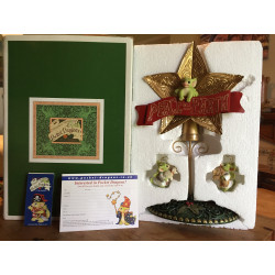 Peace On Earth Pocket Dragon - Boxed - Whimsical World Of Pocket Dragons - Hand Made In 2004